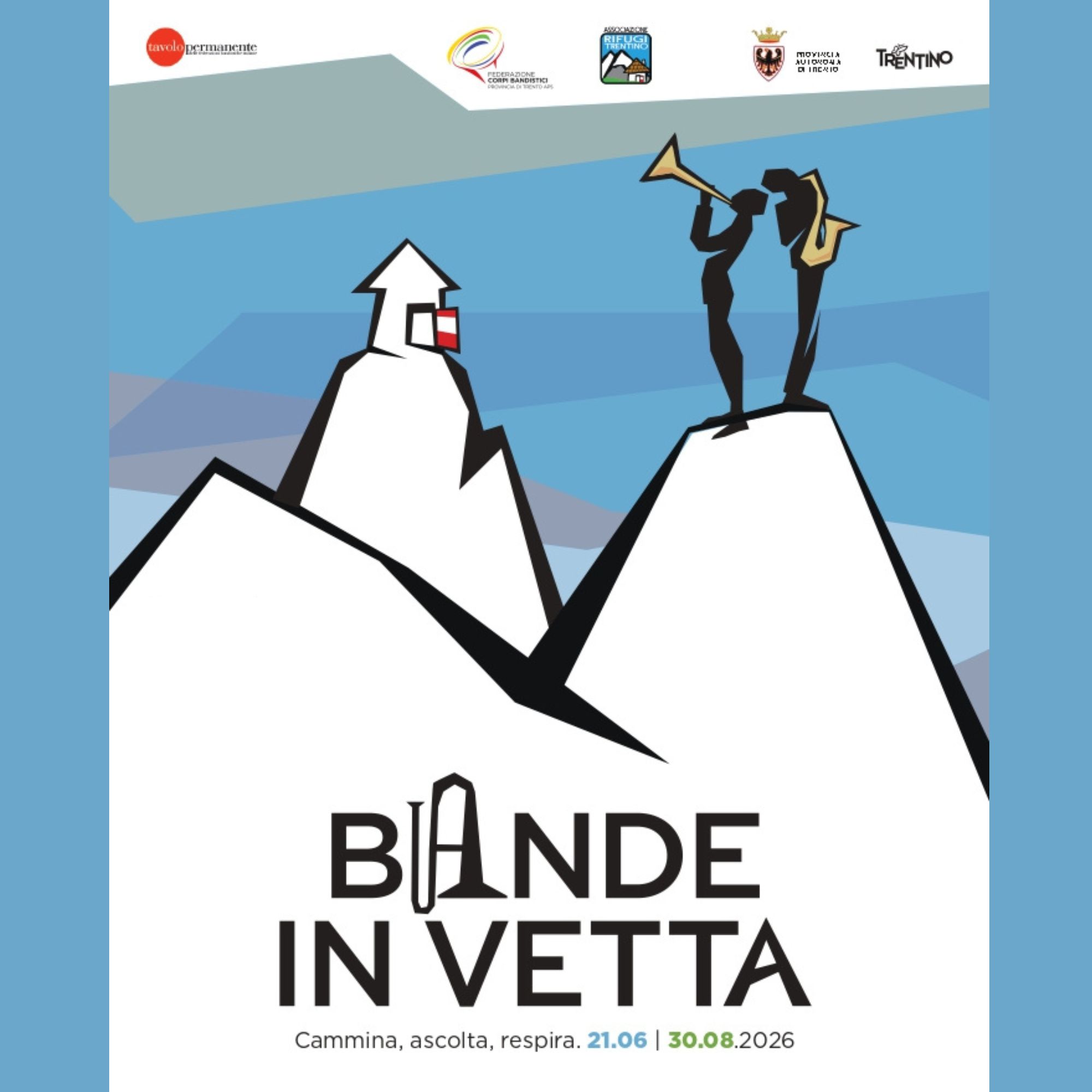 Calendario Bande in vetta 2026