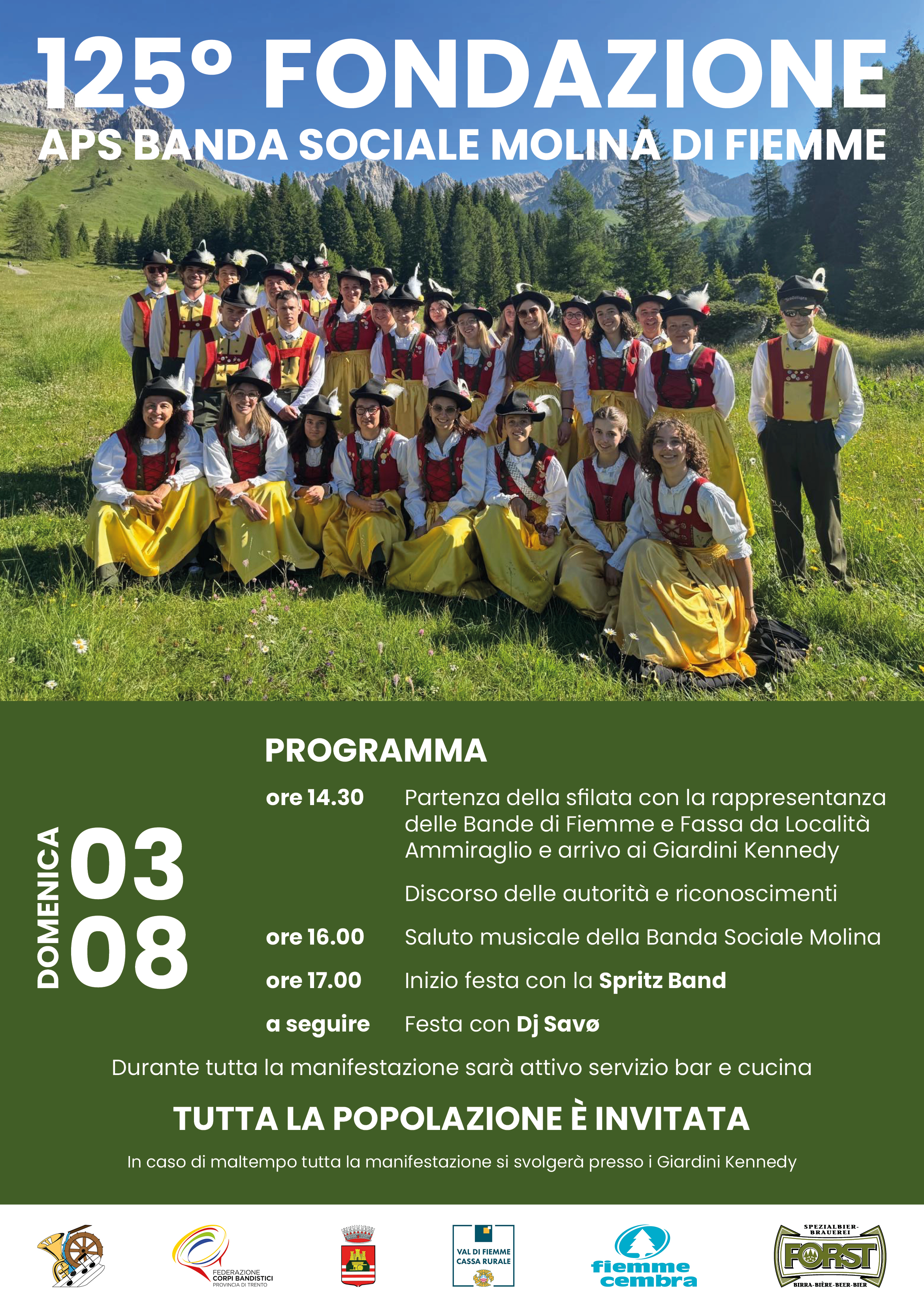 125 FONDAZIONE Banda Sociale di Molina di Fiemme