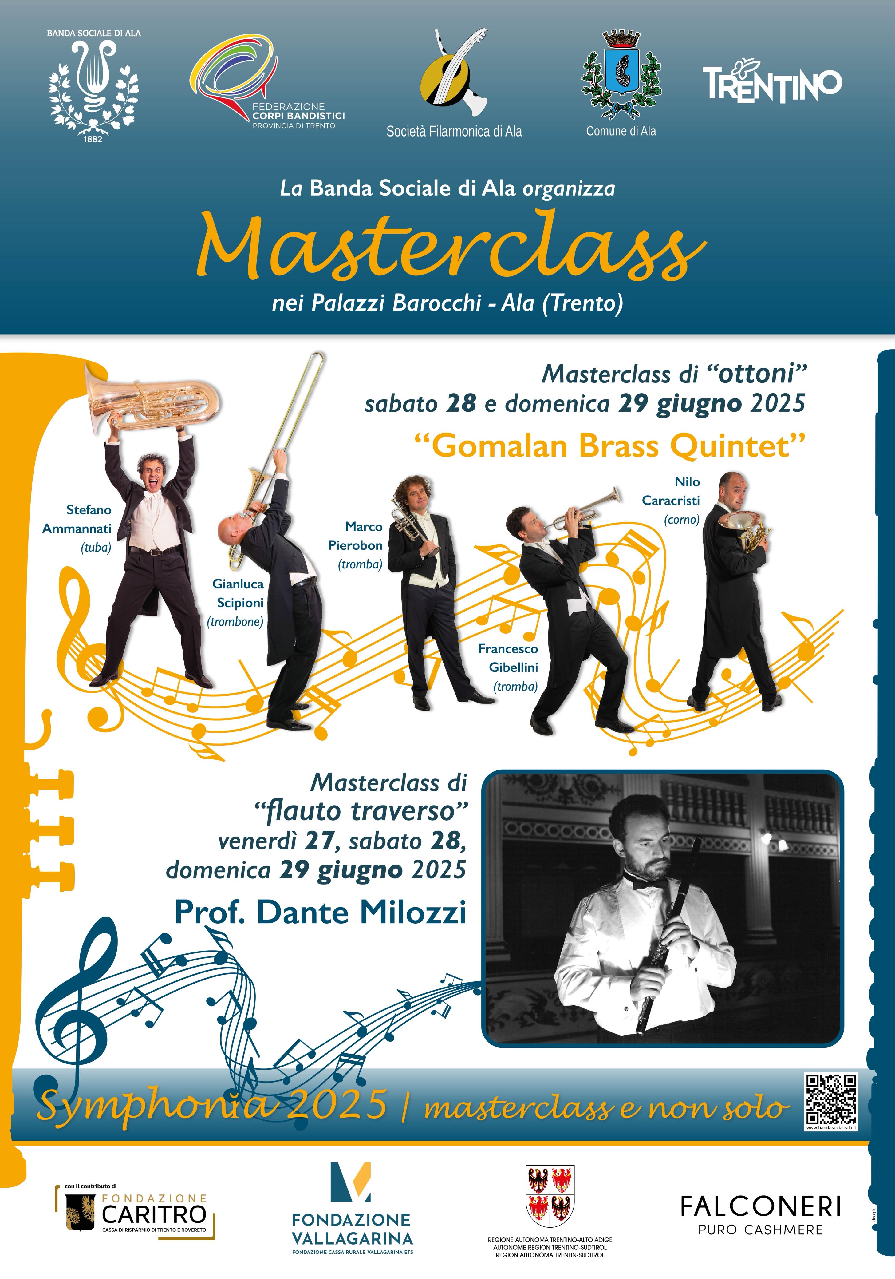 “Symphonĭa 2025 – masterclass e non solo”