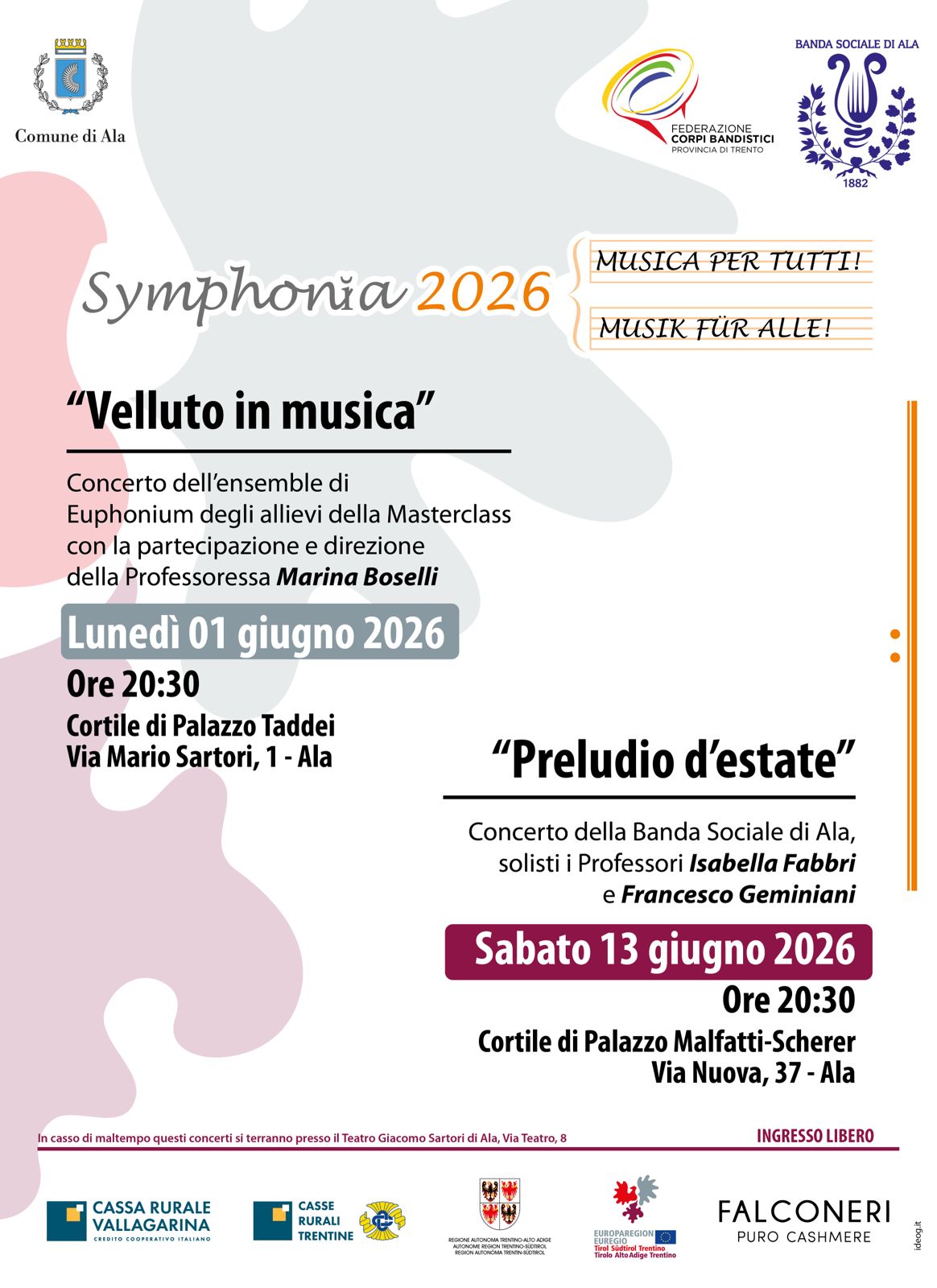 “Velluto in musica”