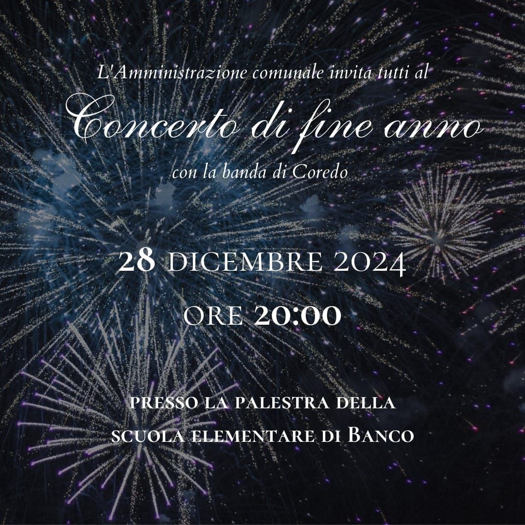 Concerto di fine anno