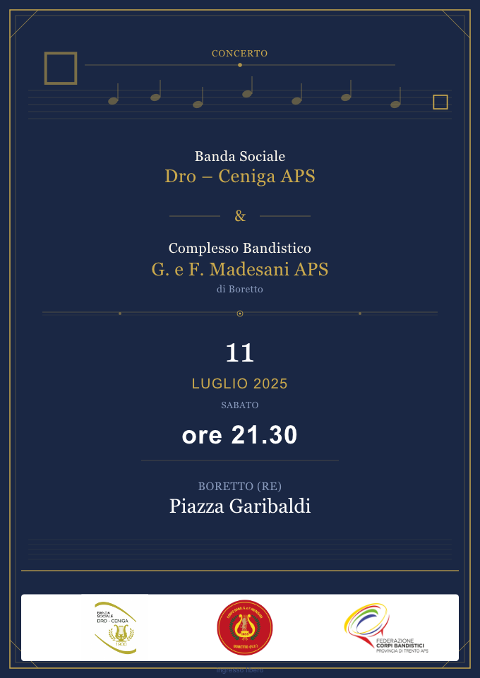 Concerto delle Bande Dro-Cengia e Boretto