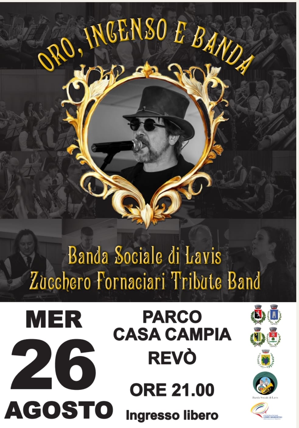 ORO INCENSO E BANDA TRIBUTO A ZUCCHERO SUGAR FORNACIARI