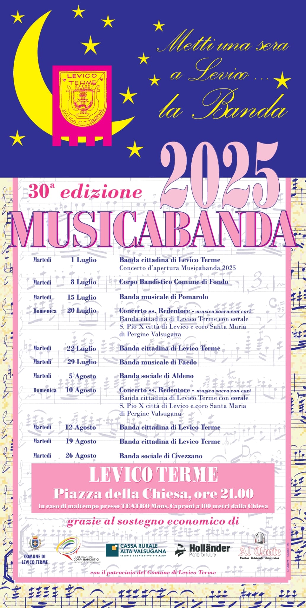 MUSICABANDA 2025---METTI UNA SERA A LEVICO LA BANDA