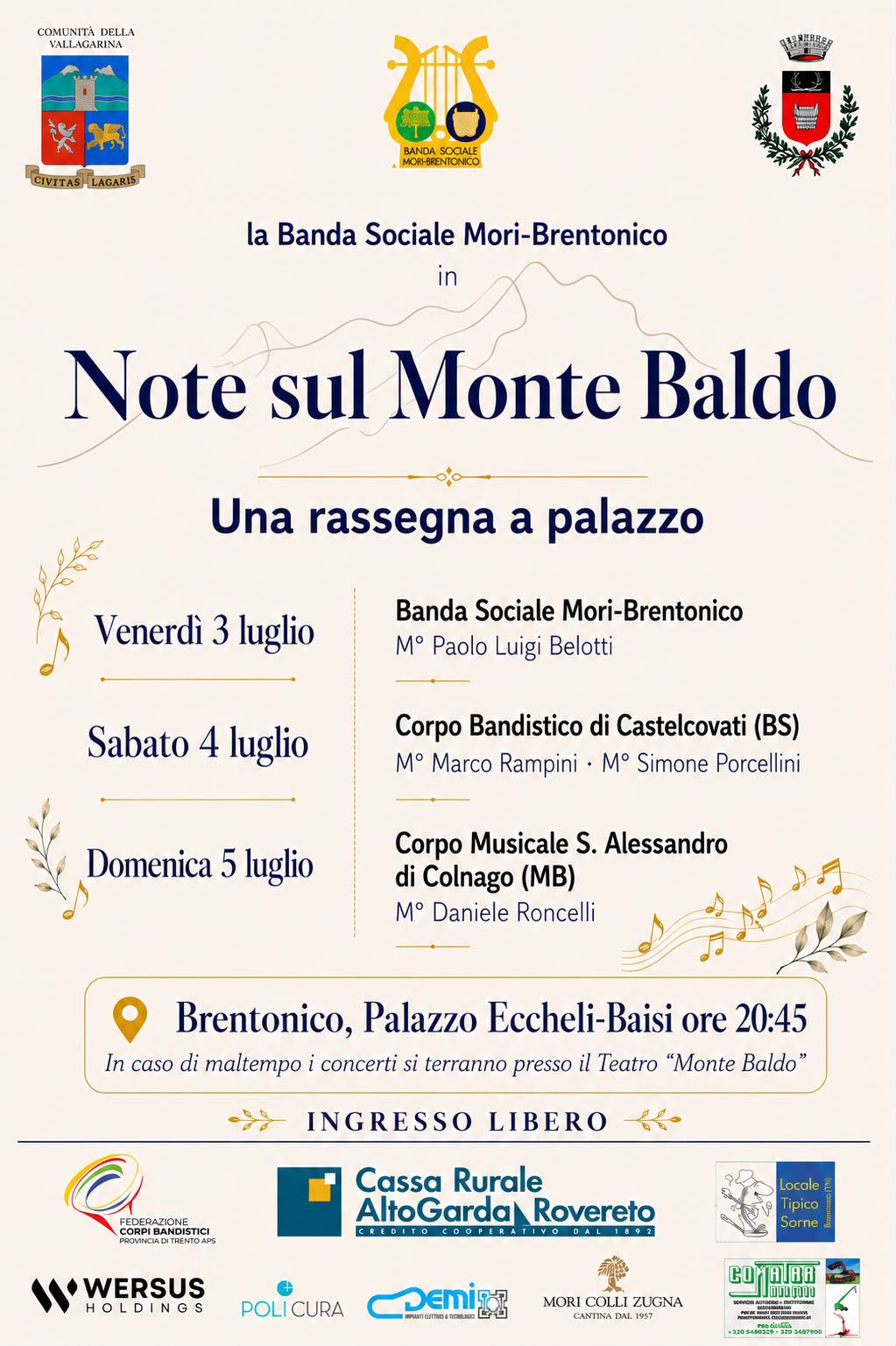 Rassegna bandistica "Note sul Monte Baldo"