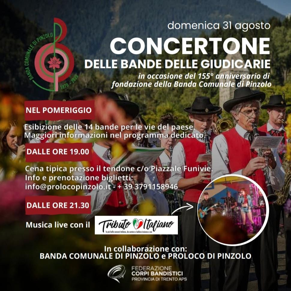 CONCERTONE BANDE DELLE GIUDICARIE