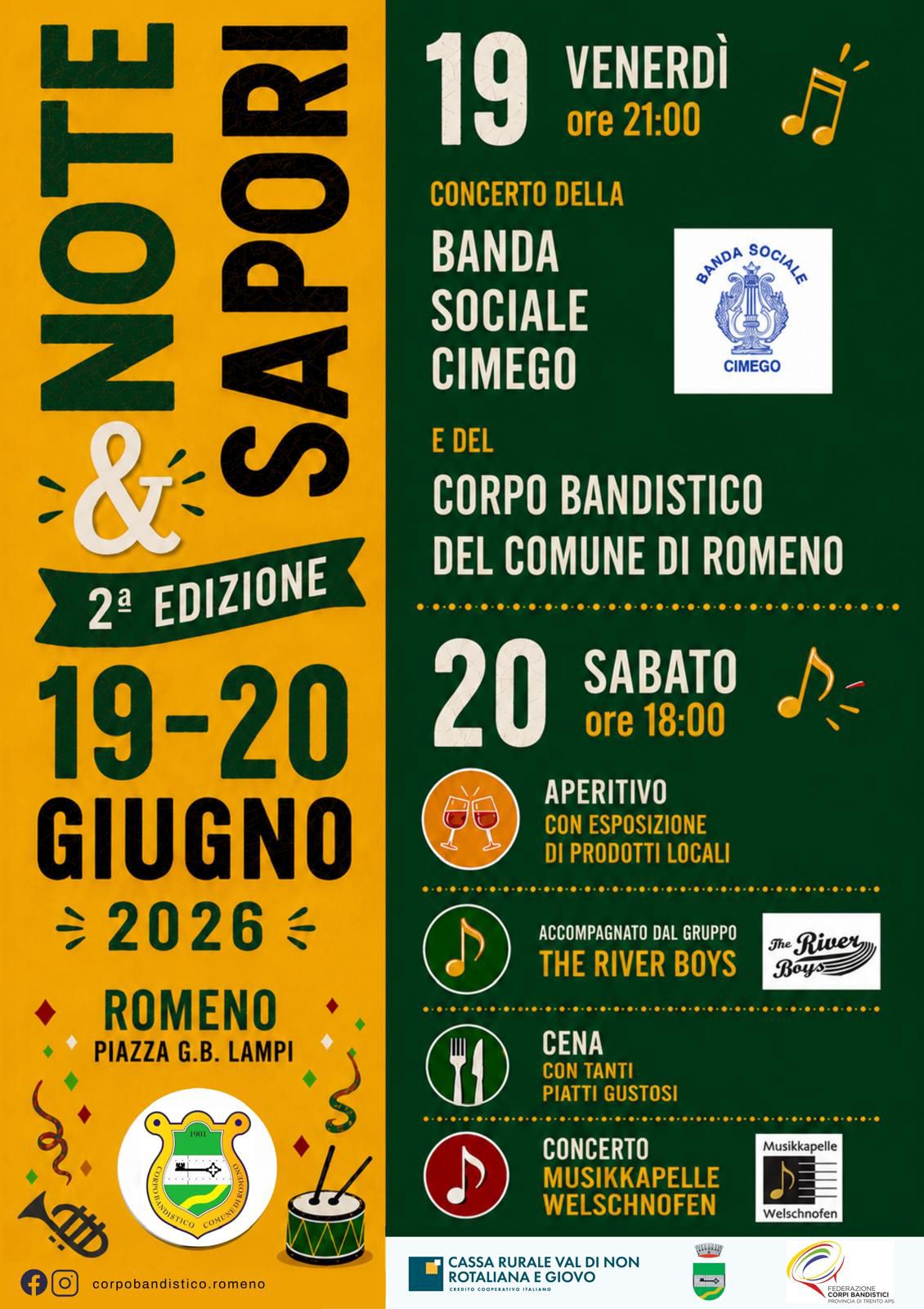 NOTE & SAPORI - 2° edizione