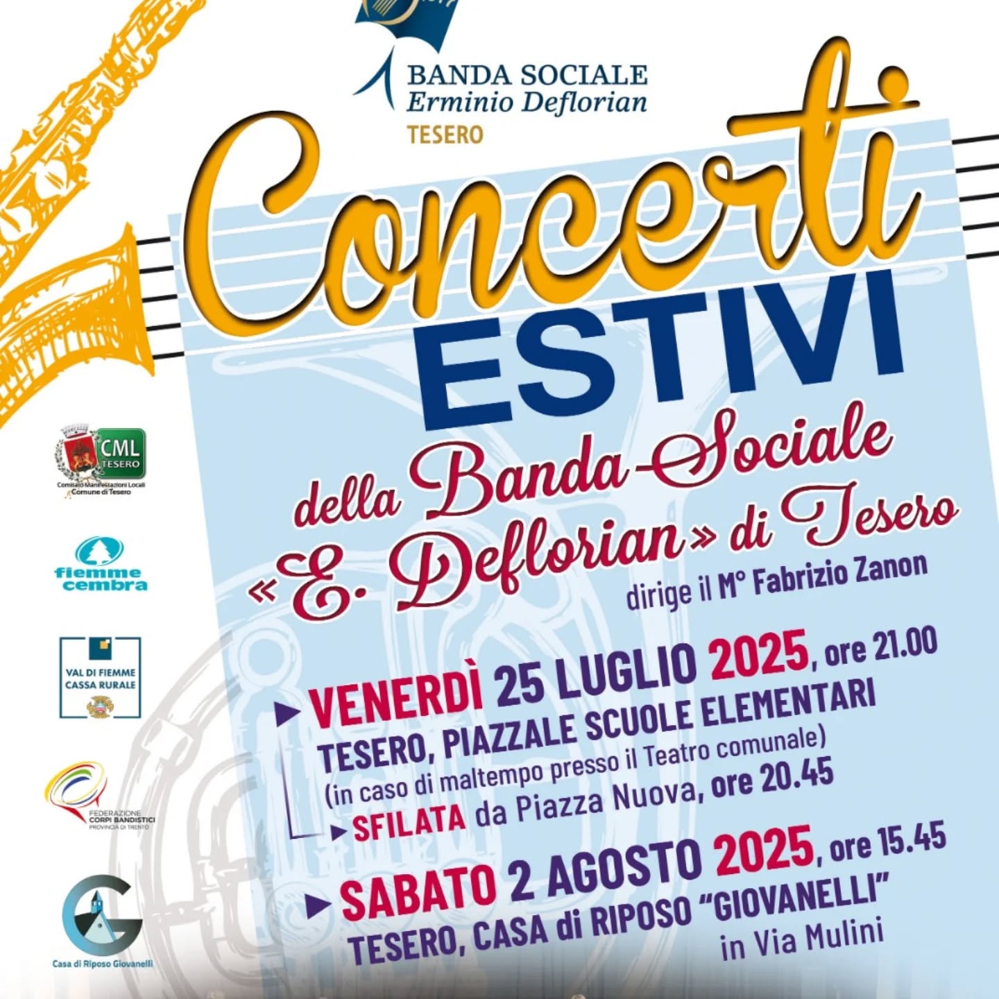 CONCERTO ESTIVO a Tesero