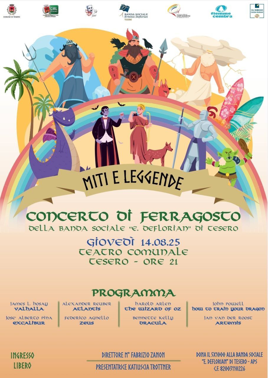 CONCERTO DI FERRAGOSTO "Miti e Leggende"