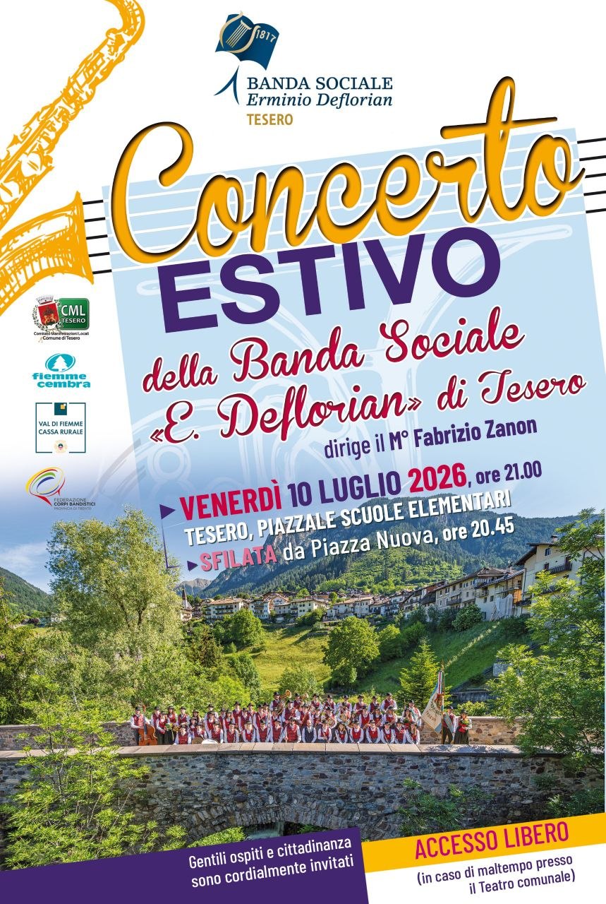 SFILATA E CONCERTO della Banda Sociale di Tesero