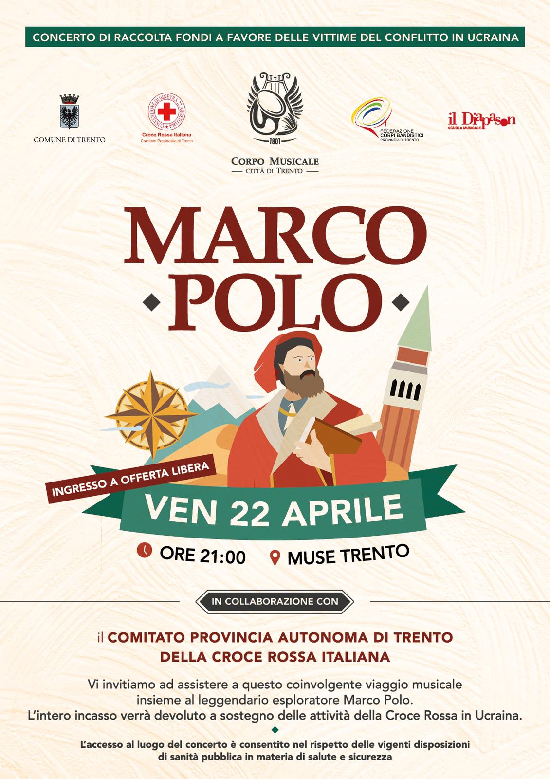 Marco Polo - concerto di raccolta fondi a favore delle vittime del conflitto in Ucraina